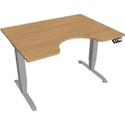 OFFICE PRO s.r.o. HOBIS ergo elektr.staviteľný stôl 120 cm, pamäť. ovláda. - MSE 3M 1200, dub