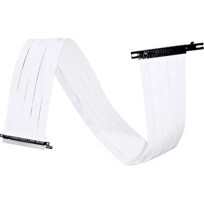 Lian Li PCIe riser kabel PCIe 1.0, PCIe 2.0, PCIe 3.0, PCIe 4.0 Zásuvka PCIe x16, Zástrčka PCIe x16 90 cm bílá PW-PCIV-4-90W