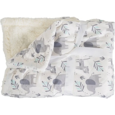Cangaroo Бебешко одеяло Shaggy 105/75 сив