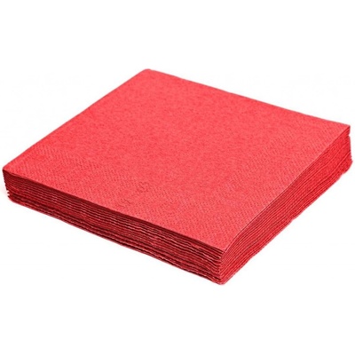 WIMEX servítky 2V červené 33x33 50ks