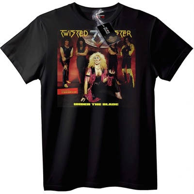 NOONEBRAND Тениска Twisted Sister Under the Blade - 4XL, Black