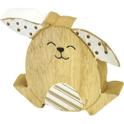 Dommio Drevený tancujúci zajačik, 11 cm