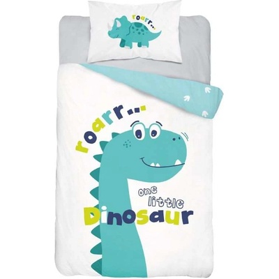 Detexpol obliečky Liitle Dino blue 100 x 135 cm 40 x 60 cm