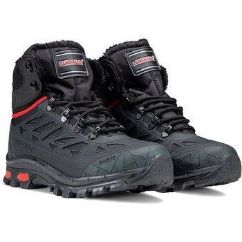 LAMBIRLENT Мъжки туристически боти - Черно-Червен 3060 (1602_Черно)