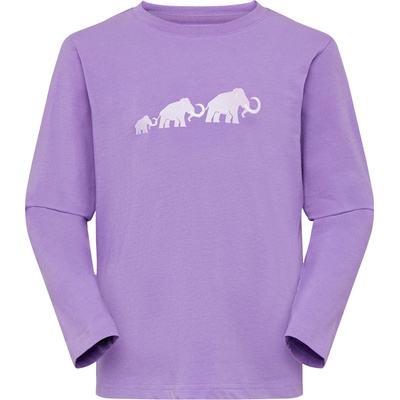 Mammut Детска блуза с дълъг ръкав Mammut Kid's Mammut Core Longsleeve Logo Longsleeve - Lavandin - размер 128 (EU) (704-5544-0113)