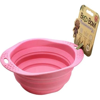 Beco Pets Сгъваема купа BecoBowl EKO Travel розова, M