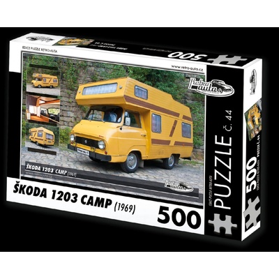 RETRO-AUTA č. 44 ŠKODA 1203 CAMP 1969 500 dílků