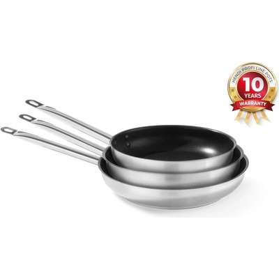 Hendi Pánev s nepřilnavým povrchem bez poklice Profi Line 240 x H 45 mm