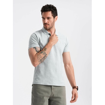 Ombre Clothing Светлосиво мъжко основно поло Ombre Clothing Ombre Clothing | Siv | МЪЖЕ | S