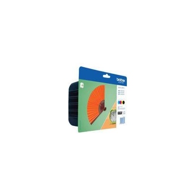 Brother LC-129XLVALBP ink cartridge black and tri-colour standard capacity bk: 2.400 cl: 1.200 pages 1-pack blister without alarm (LC129XLVALBP)