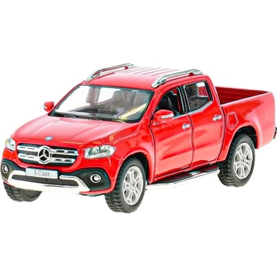Kinsmart Mercedes-Benz X-class 13cm kov zpětný chod Červená 1:42