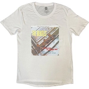 The Beatles Please Please Me Gold Foiled (Embellished) White L Риза (BEATTEE438MW03)