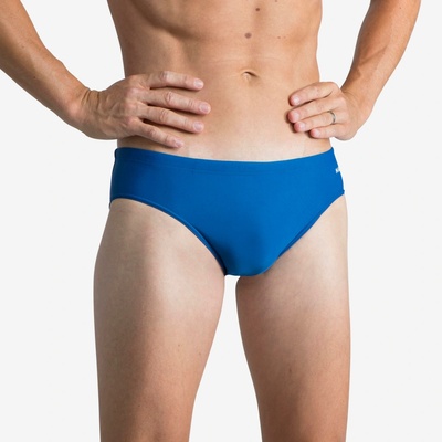 Decathlon plavky Slip 100 Basic modré