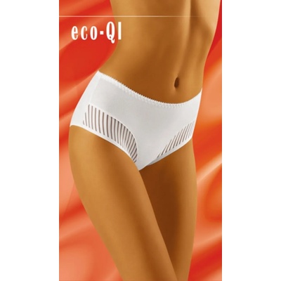 Wolbar Бели памучни бикини Eco QiEH-10169-BIAŁY - Бял, размер M