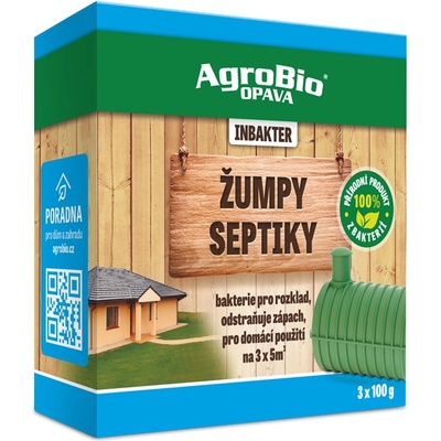 AgroBio INBAKTER ŽUMPY A SEPTIKY 3x100g