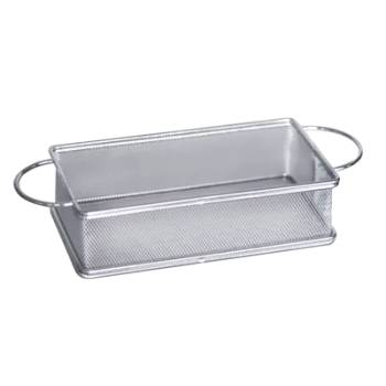 Image 1 of Horecano Horecano-Кошничка за сервиране с две дръжки 21/11/6см ХРОМ(hc-981478) (01981478)