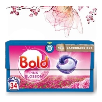 Bold All in One Lenor Pink Blossom Капсули за пране 34бр (3358)