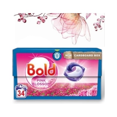 Bold All in One Lenor Pink Blossom Капсули за пране 34бр (3358)