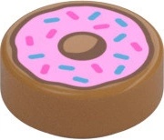 LEGO® 35380 73786 Donut 1x1 Kruhová dlaždice s potiskem od Kč - Main Image