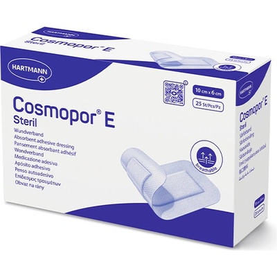 Cosmopor E Steril krytie na rany 10 x 6 cm 25 ks
