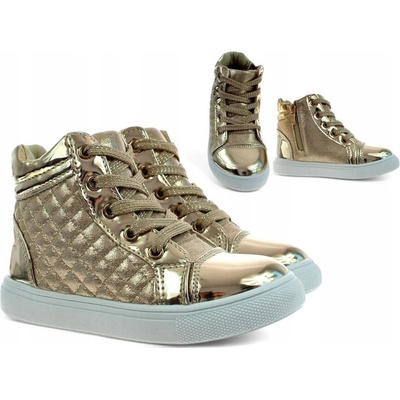 Kotníkové boty sportovní dětské boty tenisky na zip 5869