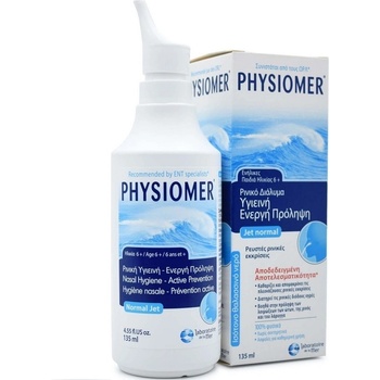 Image 1 of PHYSIOMER Спрей за нос с морска вода, Physiomer Normal Jet Adults & Children Age 6+ 135ml