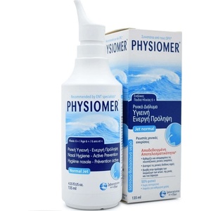 PHYSIOMER Спрей за нос с морска вода, Physiomer Normal Jet Adults & Children Age 6+ 135ml