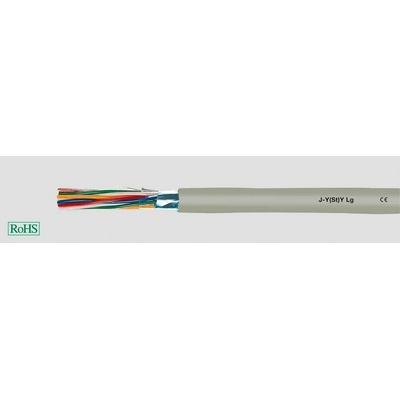Helu 33003-500 Kabeláž dálkové signalizace J-Y(ST)Y 4 x 2 x 0.6 mm + 0 2 x 0.6 mm šedá 500 m
