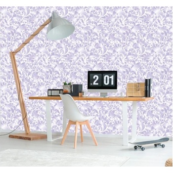 DIMEX ART s. r. o Луксозна флизелинова тапета лилав ретро орнамент