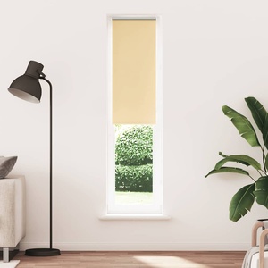 vidaXL Ролетна щора, затъмняваща, бежова, 50x230 см, ширина на плата 45, 7 см, полиестер (4010806)