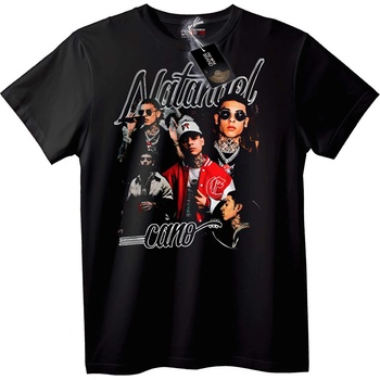 NOONEBRAND Тениска Natanuel Кино - XS, Black