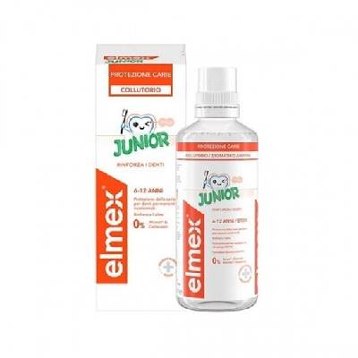 Вода за уста за деца 6-12 , Elmex Junior Caries Protection Mouthwash Kids 6-12y 400 ml