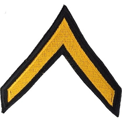 NAVYS Nášivka US hodnosť PRIVATE - ZLATÁ