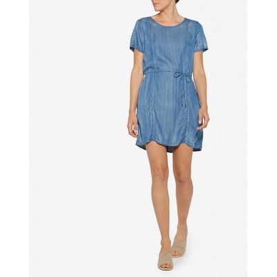 Wrangler šaty Shirt Dress Mid Indigo