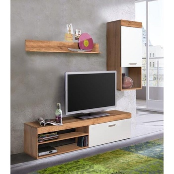 Холна секция Boom дъб вотан и бял