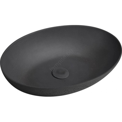 SAPHO - Мивка за плот FORMIGO 60x40 cm бетон/антрацит (SH0680)