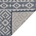 Pure Line Home Градински плоскотъкан килим Tribal, сини шевици
