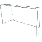 S-Sport Футболна врата, 120×80 см, горещо поцинкована s-sport