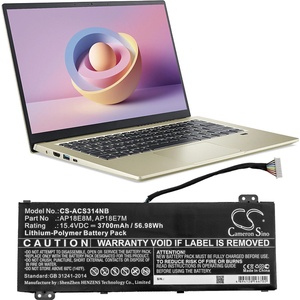Cameron Sino Батерия за лаптоп ACER ASPIRE NITRO 5 AN517-51-57NL, Nitro 7 AN715-51-58X1, Predator Helios 300 AP18E7M LiPo 15, 4V 3700mAh CAMERON SINO (CS-ACS314NB) - pcbuild