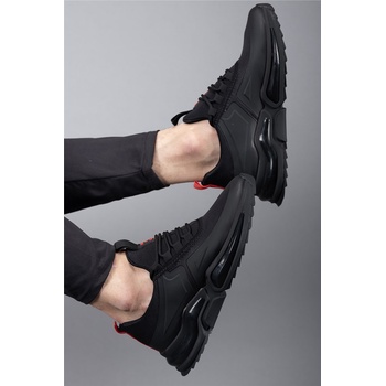 Riccon Мъжки спортни обувки 0012836 - Черни с Червен #402726 (402726_Черно)