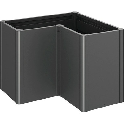 Biohort Vyvýšený záhon Belvedere Maxi L100 plechový 102 x 102 x 77 cm tmavosivý metalický
