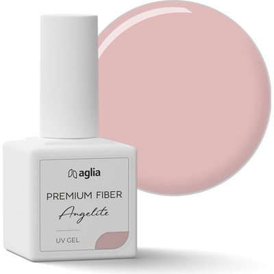 Aglia Premium Fiber Angelite stavební UV gel v lahvičce 15 ml