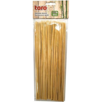 Bambusové špejle hrocené 25cm TORO 100ks