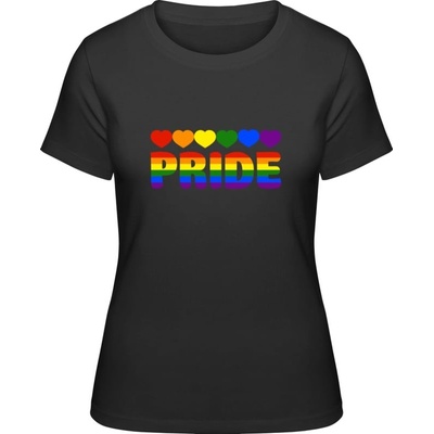 Premium Pride Tričko Dúhový dizajn Pride Čierna