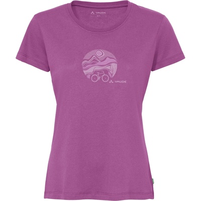 Vaude Дамска фланелка с къс ръкав за колоездене Vaude Women's Cyclist V T-shirt - Magenta - размер 44 (EU) (116-5953-2116)