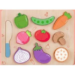 RAYA TOYS Sh30175 Дървен пъзел Зеленчуци за рязане (sh30175)