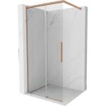 Mexen Rox Преграда за душ Walk-in 120 x 200 см, прозрачно 8 мм, четкана мед - 8C2-120-003-65-00 (8C2-120-003-65-00)