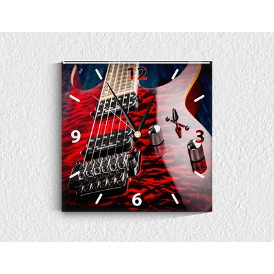 Стъклен стенен часовник 033