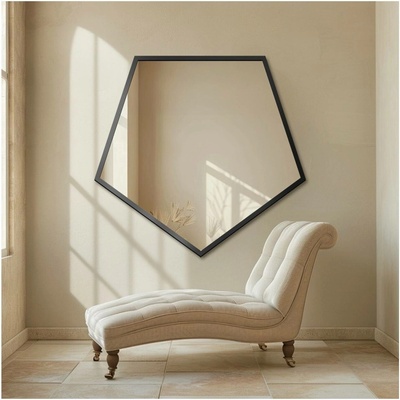 Alfaram Zrcadlo geometrického tvaru v rámu PENTA V RÁMU 80x76