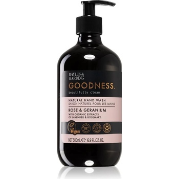 Baylis & Harding Goodness Rose & Geranium натурален течен сапун за ръце 500ml